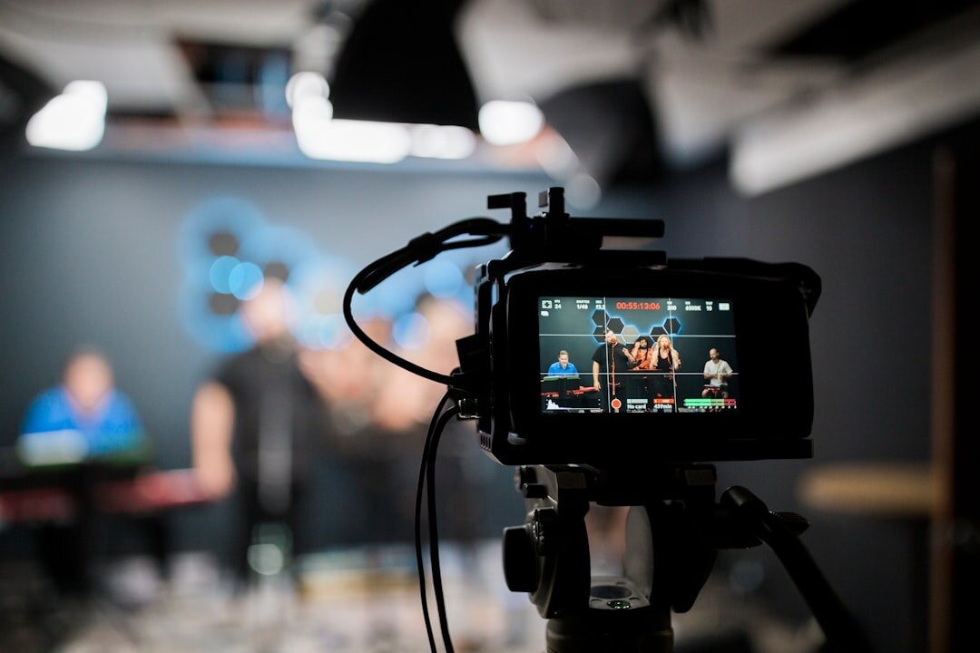 photographer shooting video