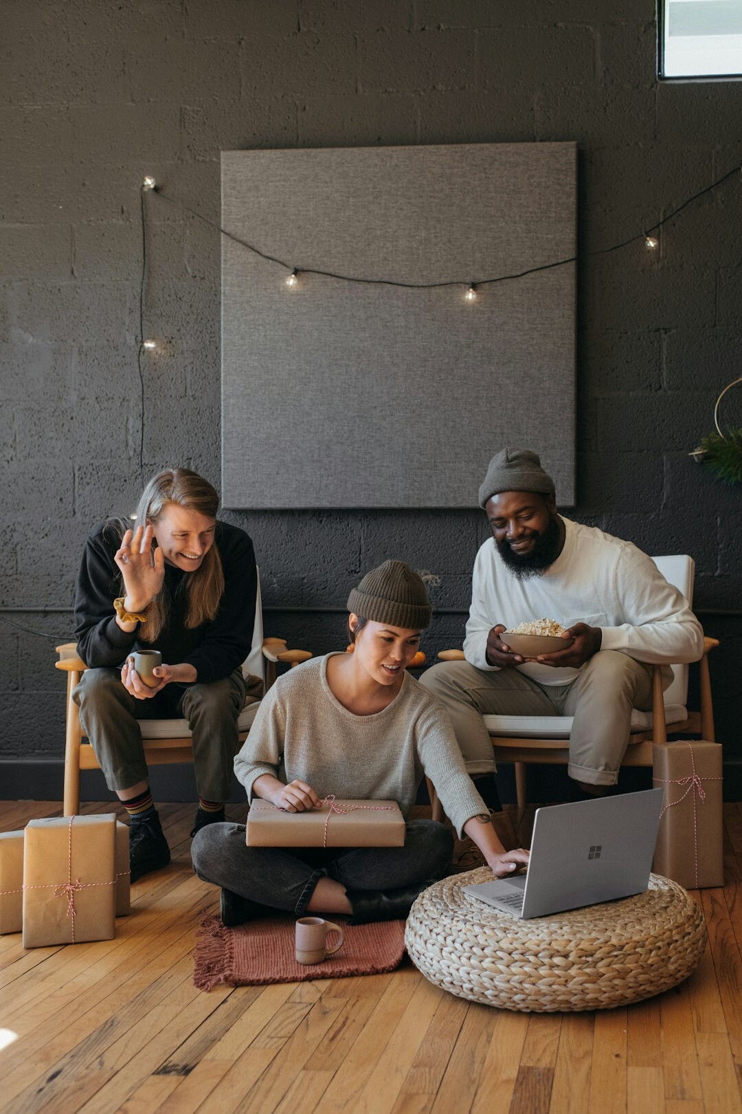 group of creators collaborating